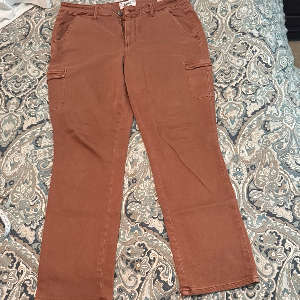 PAIGE Rust-Toned Pants
